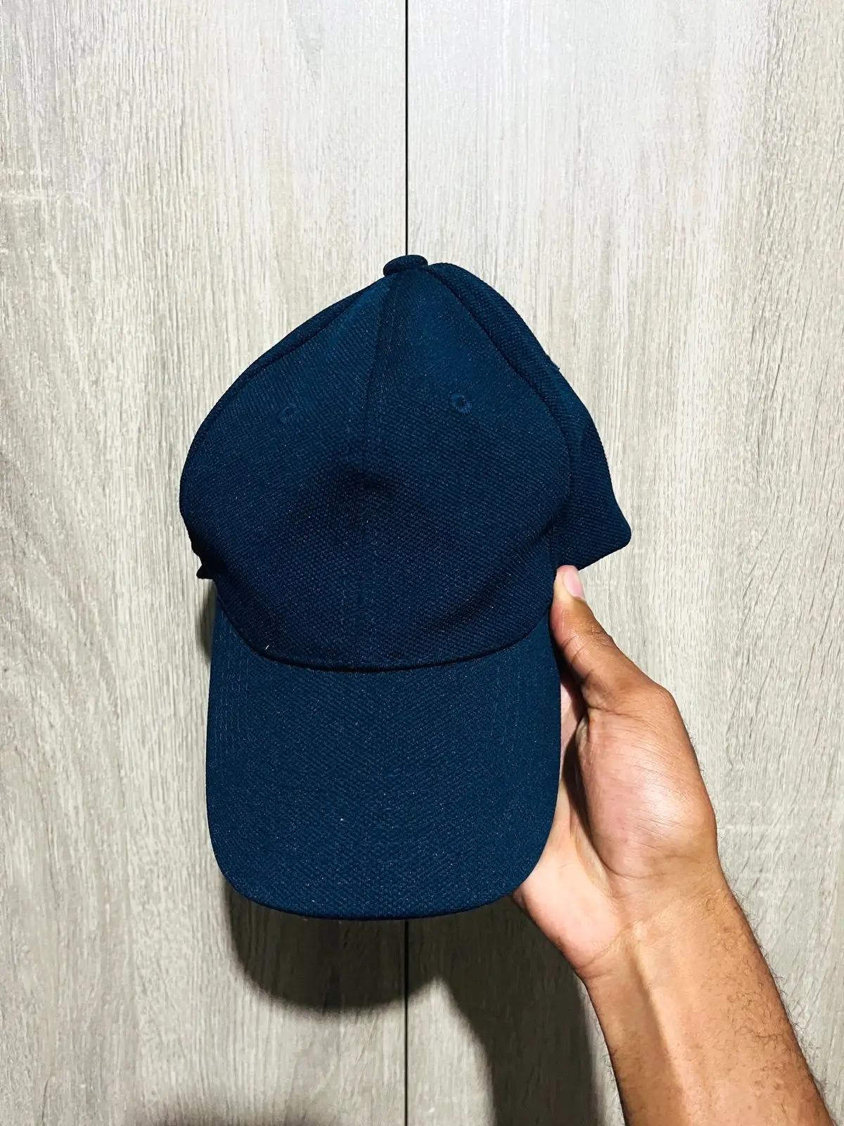 Plain Navy Blue Baseball Cap
