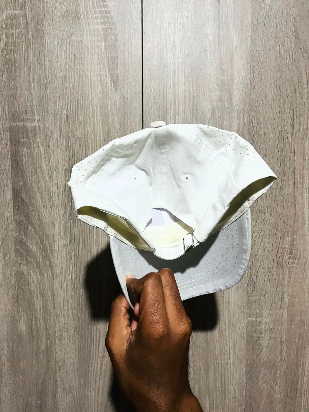 Plain White Baseball Cap