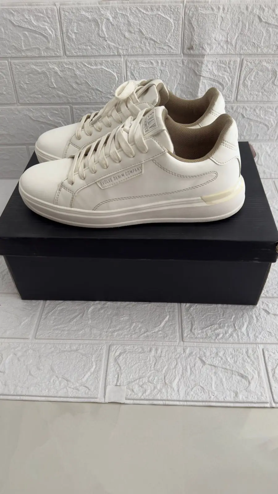 Evolve Denim Company White Sneakers