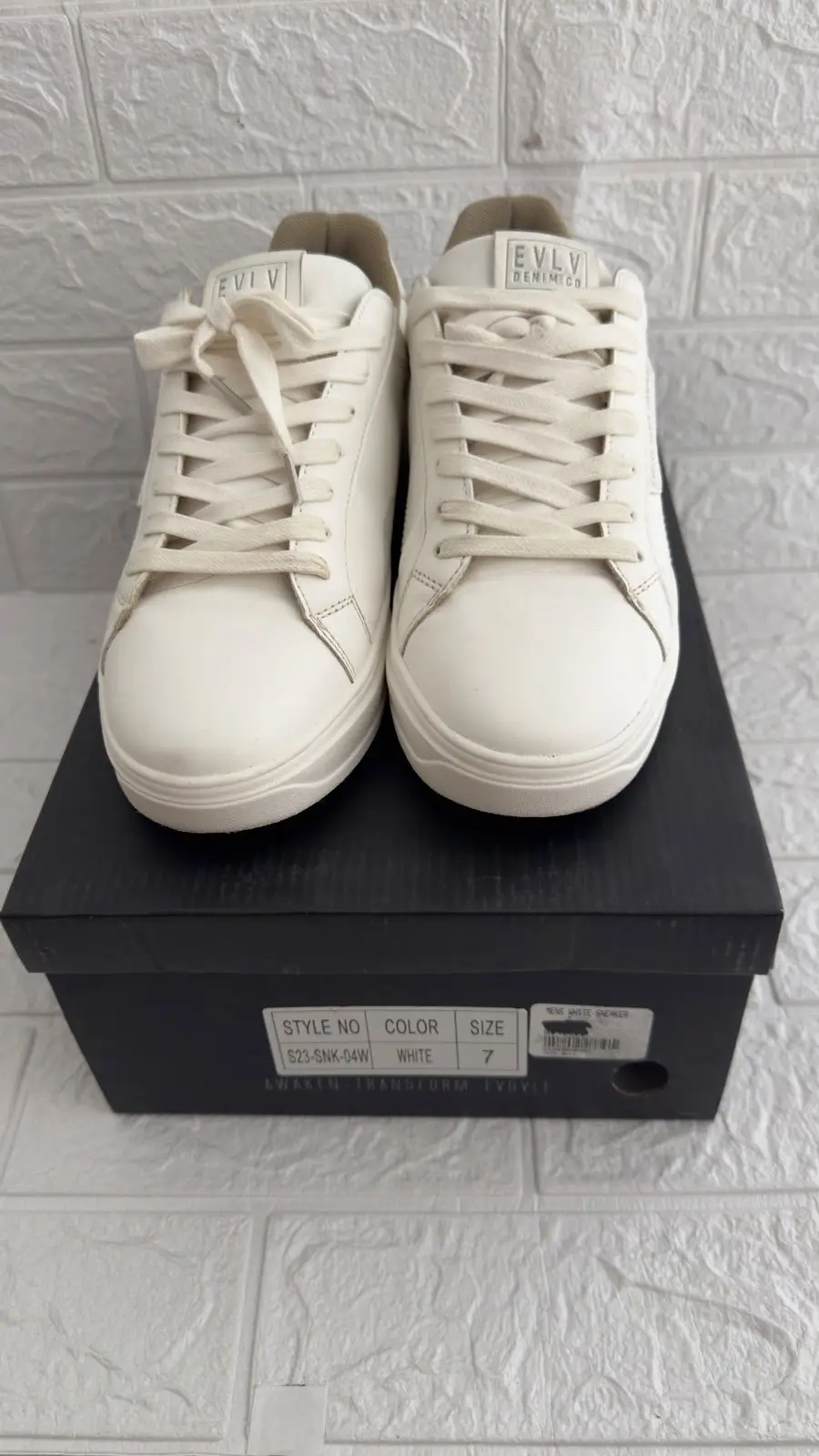 Evolve Denim Company White Sneakers