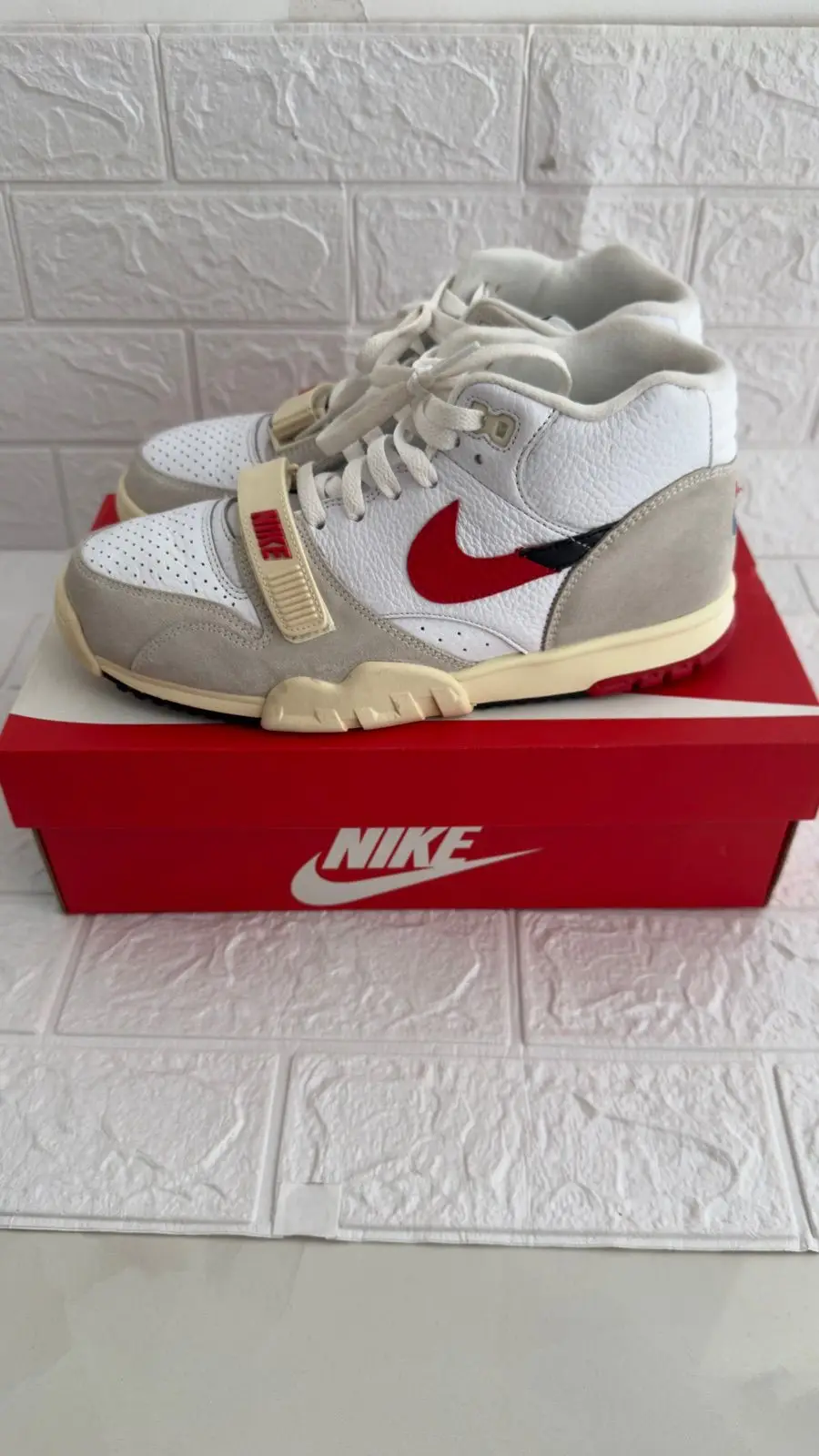 Nike Air Trainer 1 White Red Grey