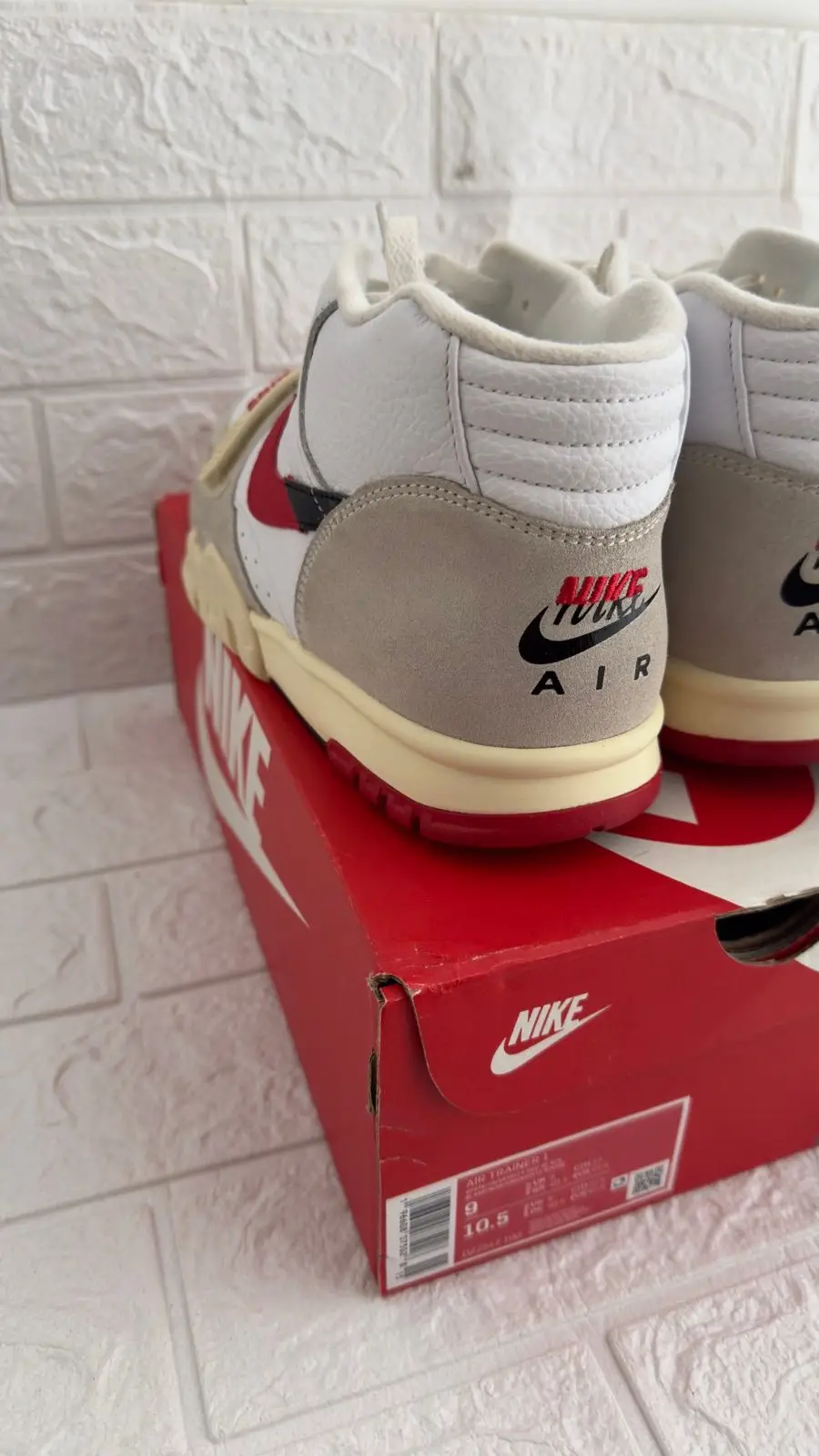 Nike Air Trainer 1 White Red Grey