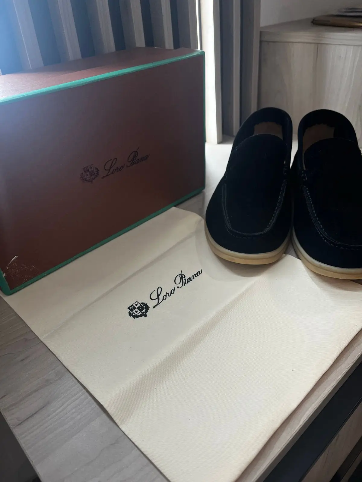 Loro Piana Suede Loafers
