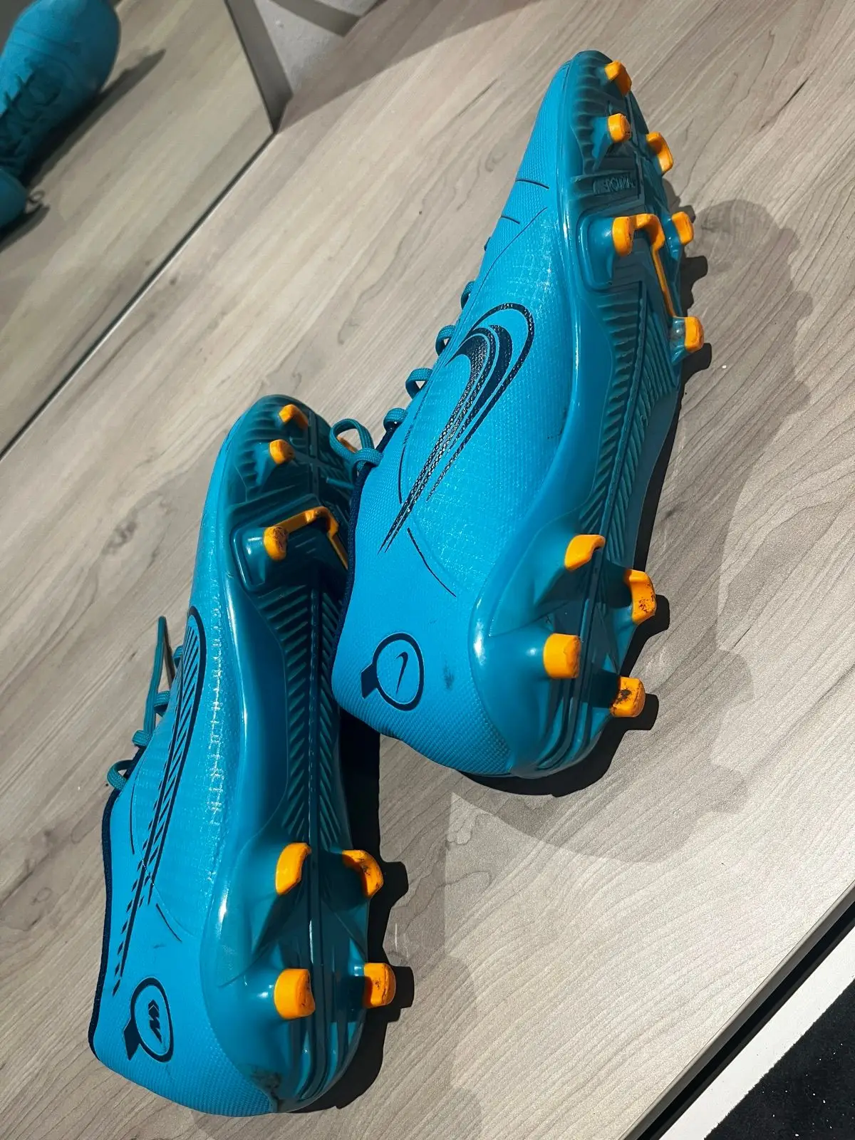 Nike Mercurial Blue Football Boots