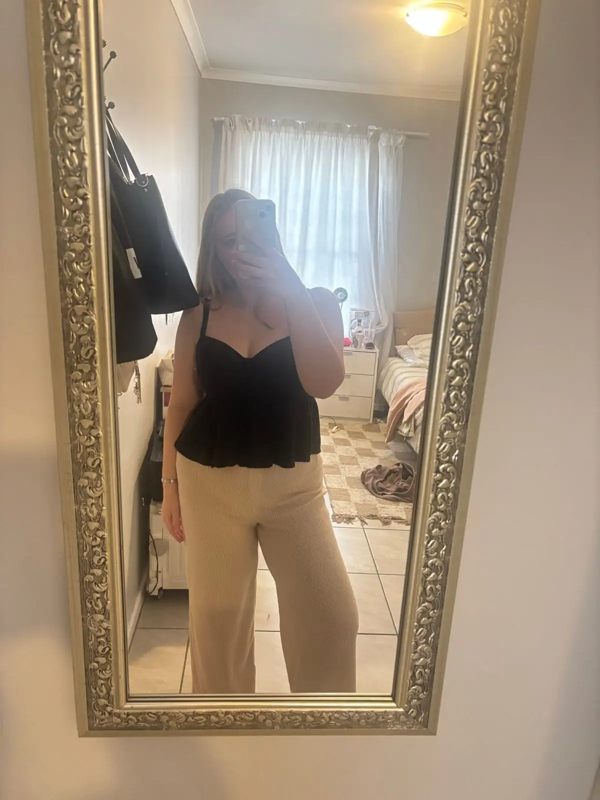 Mr Price Black Peplum Cami Top