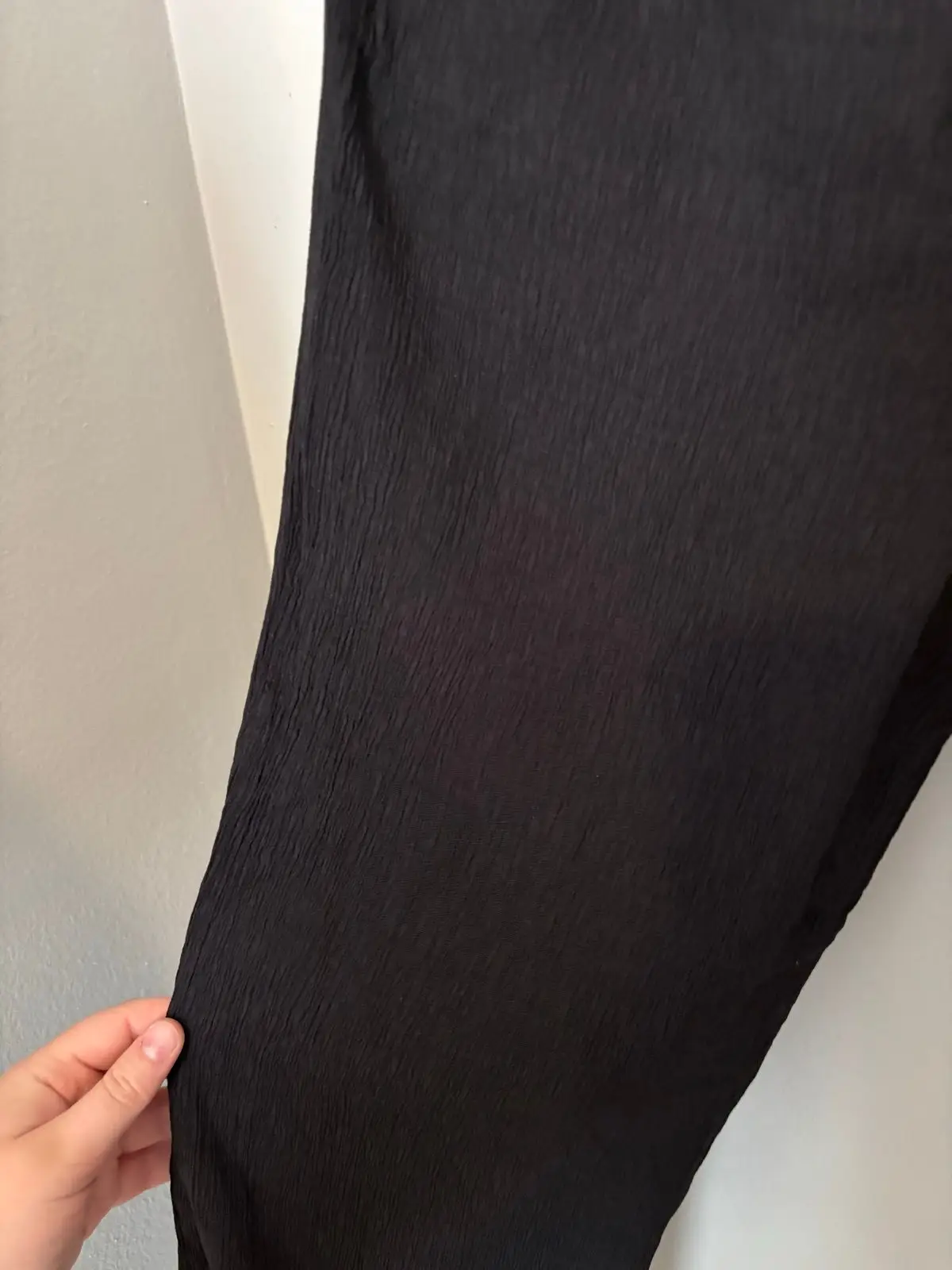 H&M Black Drawstring Trousers