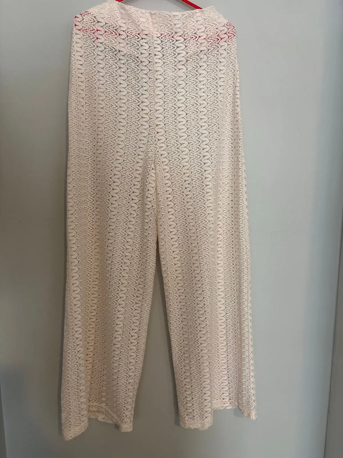 Mr Price Cream Patterned Knit Trousers
