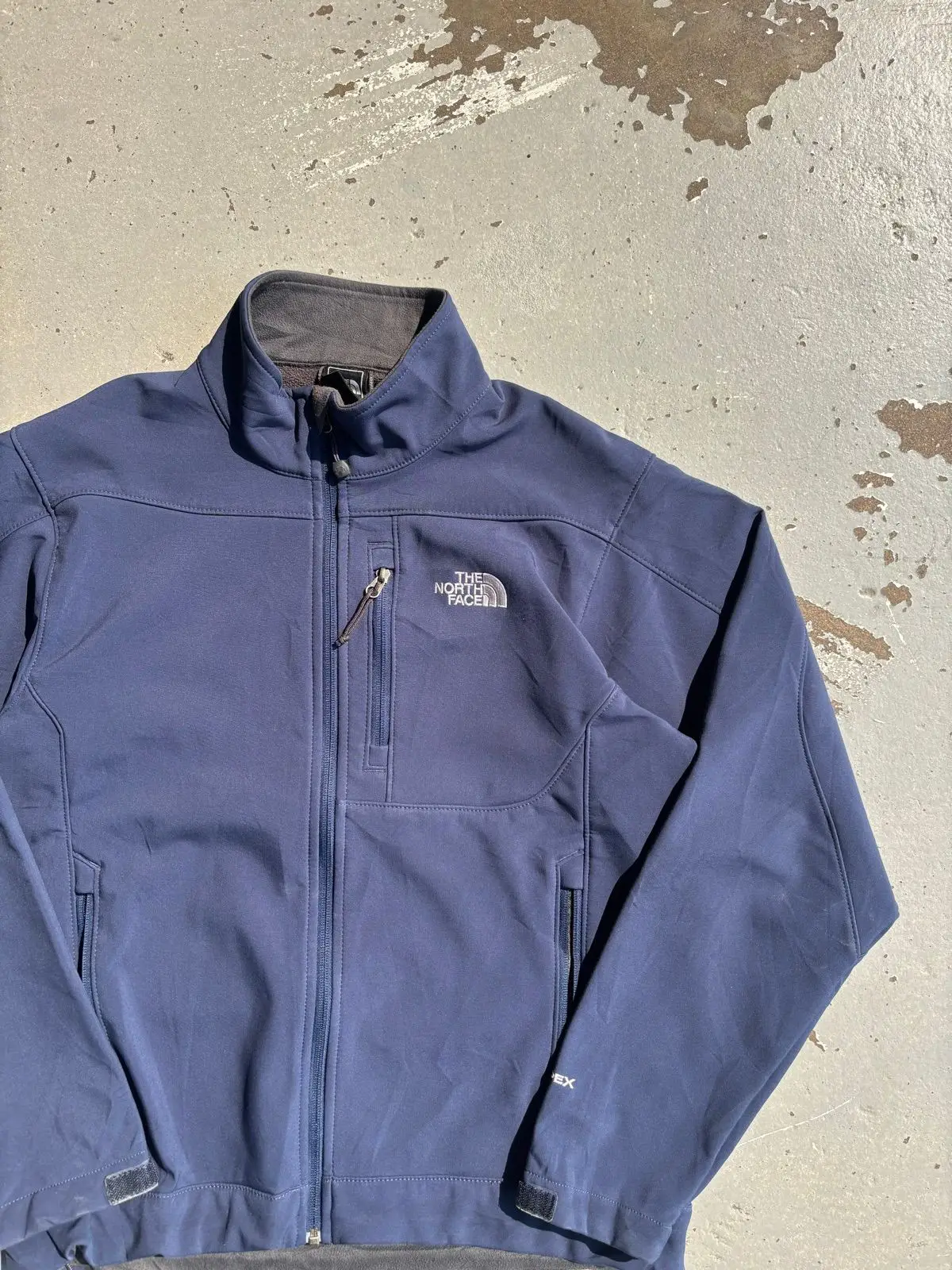 The North Face Navy Blue Softshell Jacket