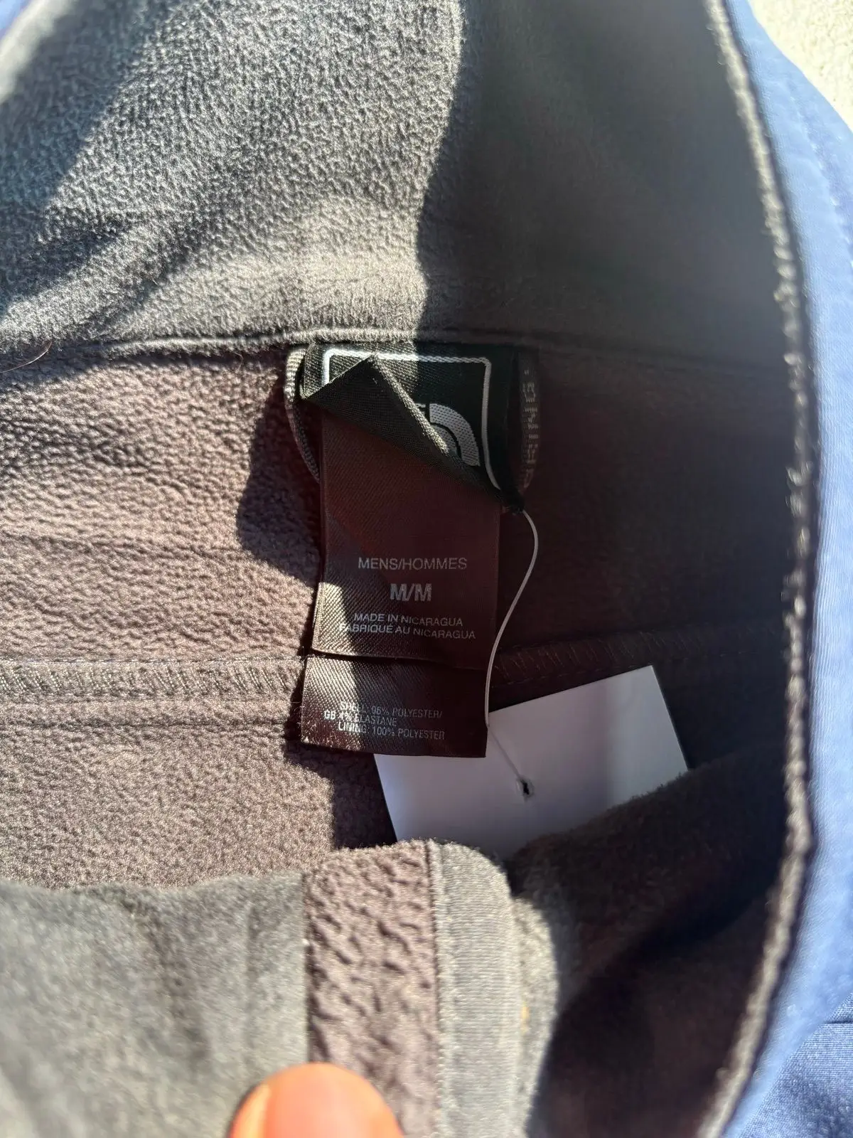 The North Face Navy Blue Softshell Jacket