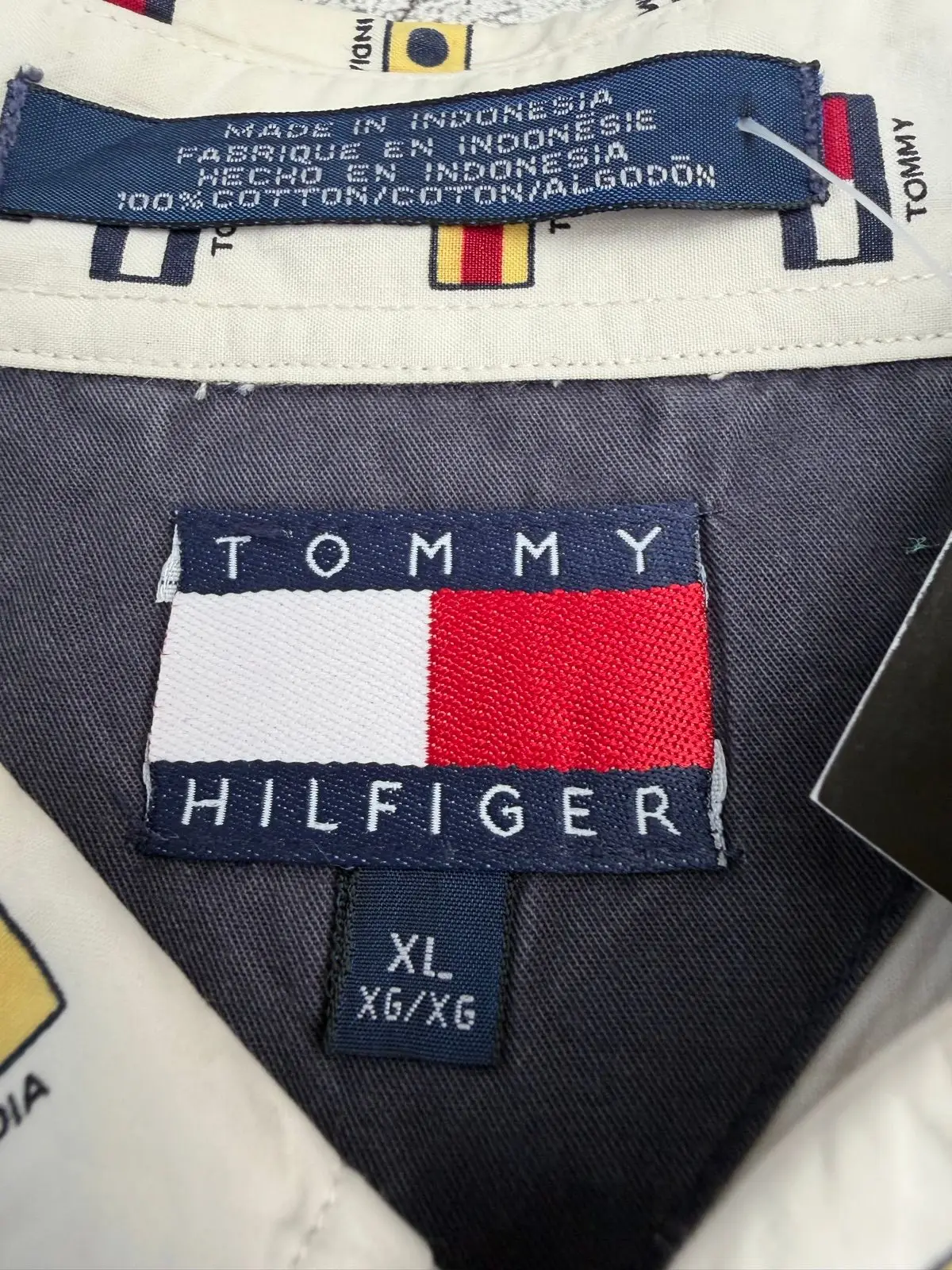Tommy Hilfiger All-Over Nautical Flag Print Button-Down Shirt