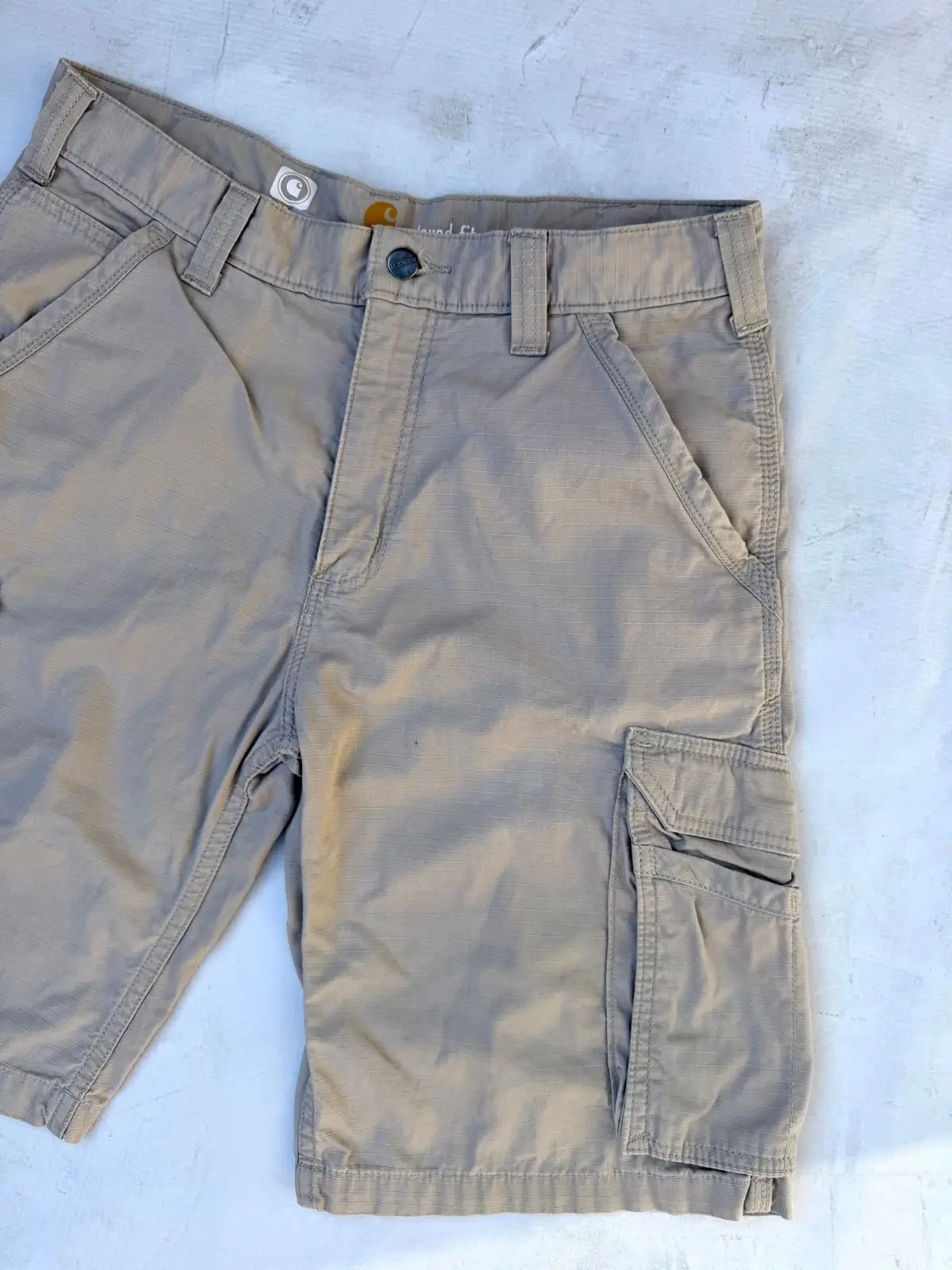 Carhartt Beige Cargo Shorts
