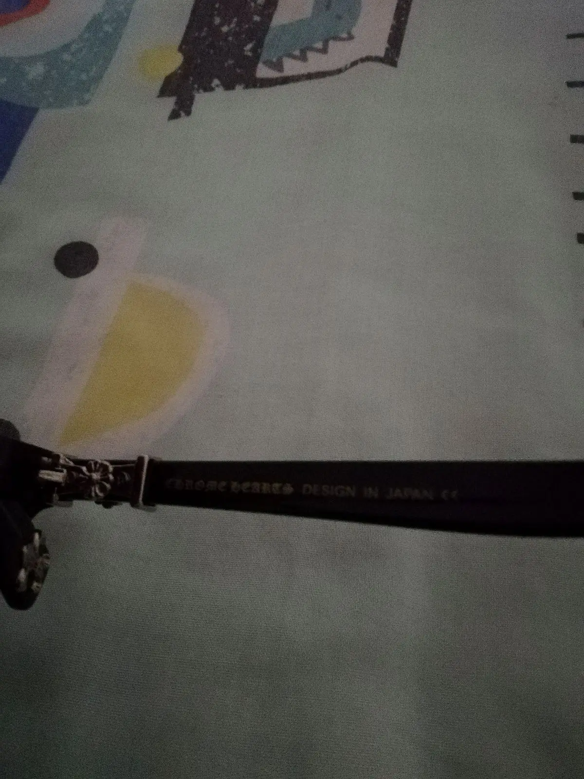 Chrome Hearts Black Frame Glasses