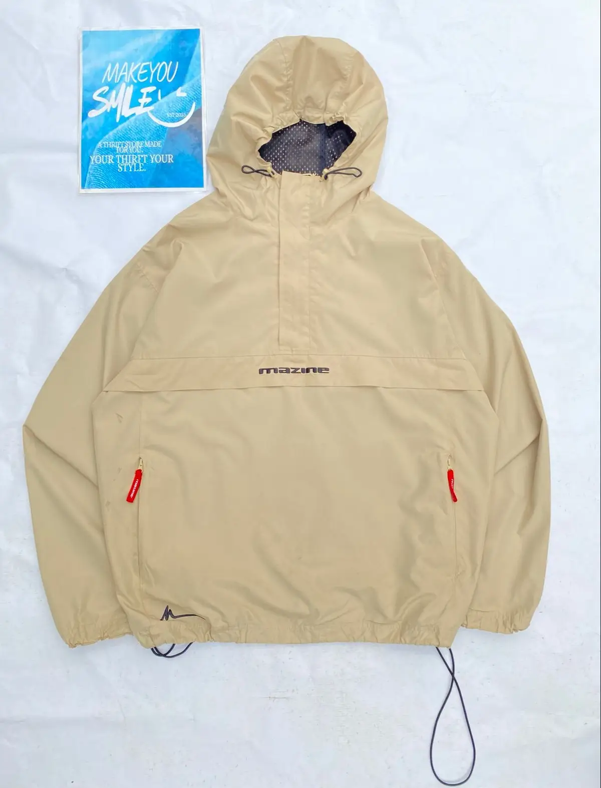Mazine Beige Anorak Jacket