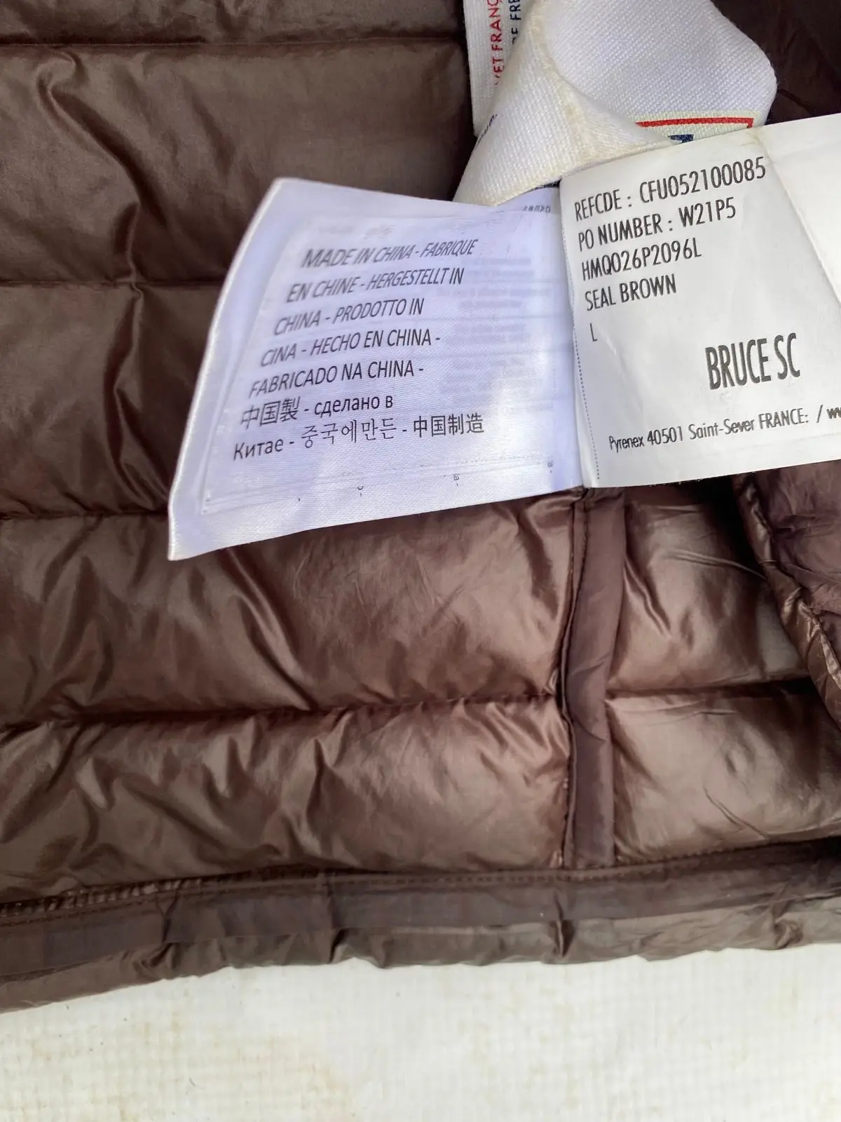 Moncler Brown Puffer Jacket