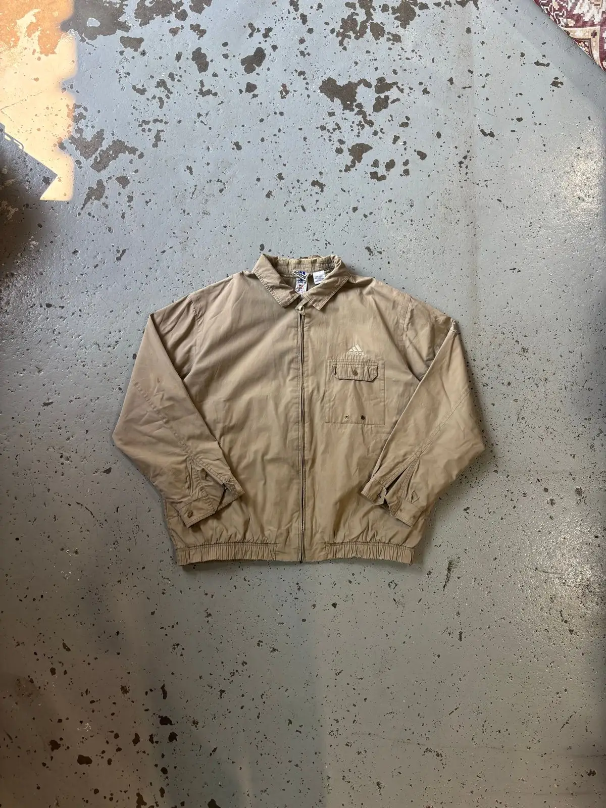 Adidas Tan Workwear Zip Jacket