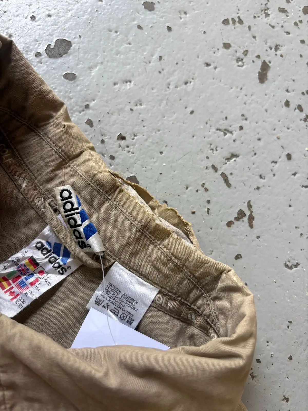 Adidas Tan Workwear Zip Jacket