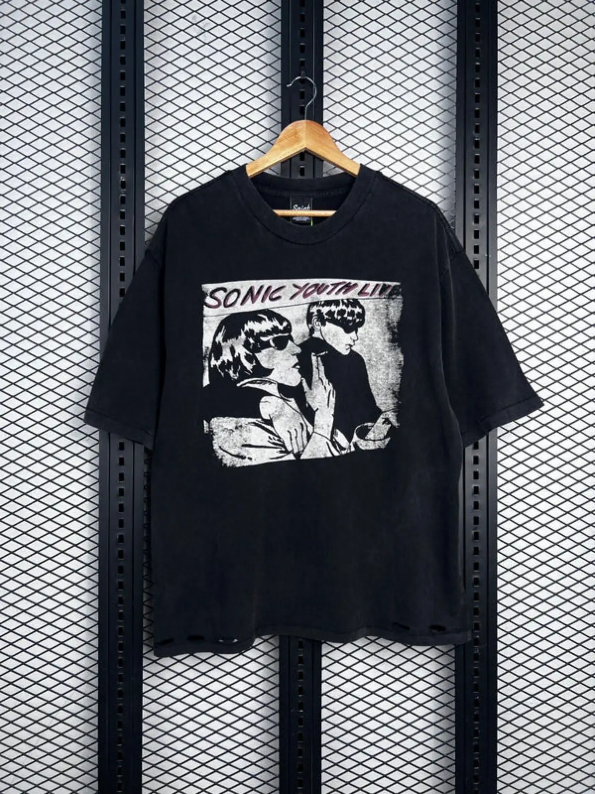 Sonic Youth Live Graphic T-Shirt Black