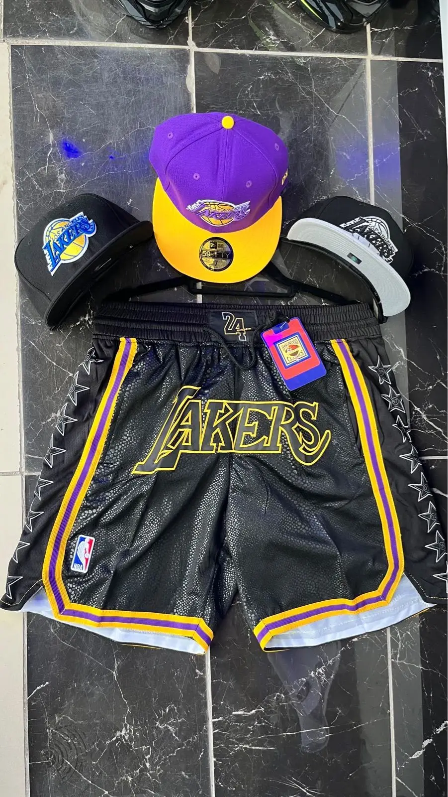 New Era Los Angeles Lakers 59FIFTY Fitted Cap Purple Yellow
