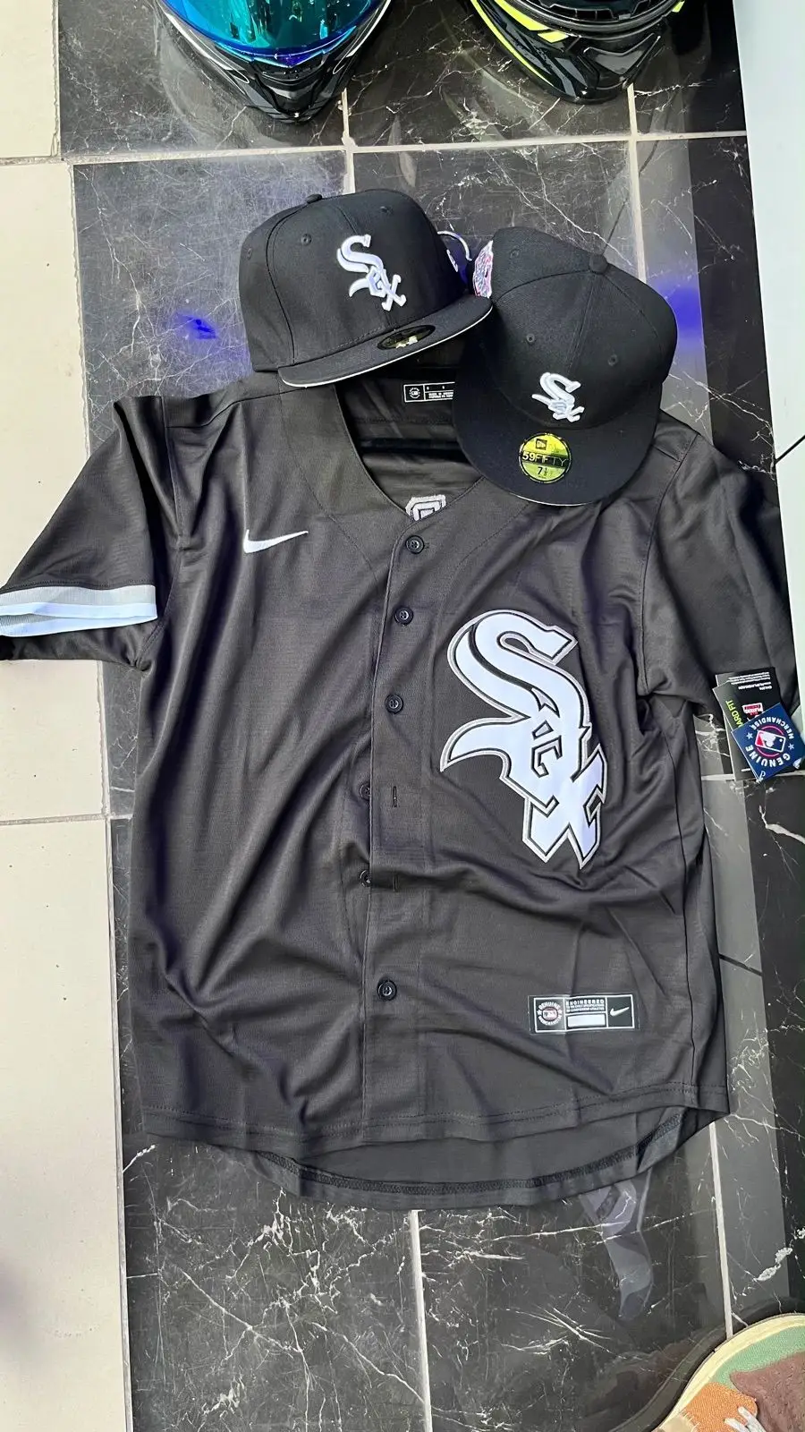 Nike Chicago White Sox MLB Baseball Jersey Black