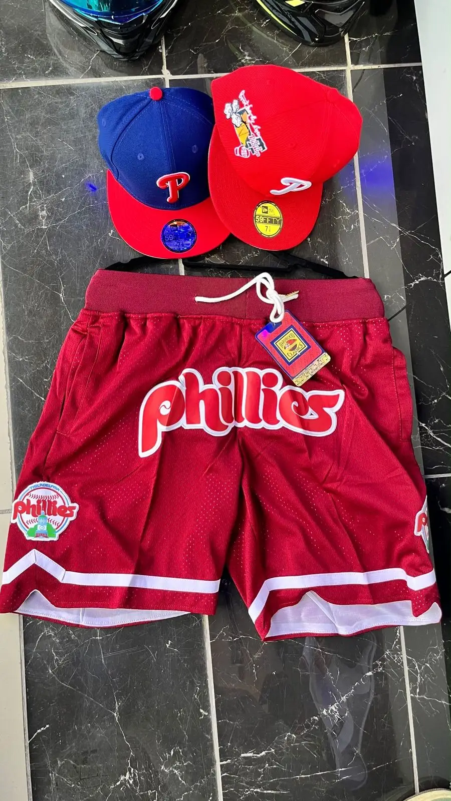 New Era Philadelphia Phillies Blue and Red Cap