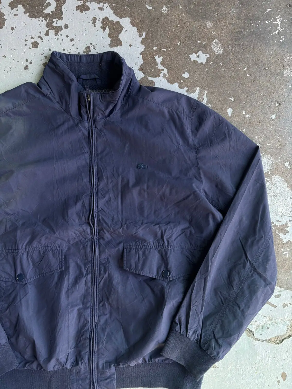 Lacoste Navy Zip-Up Jacket