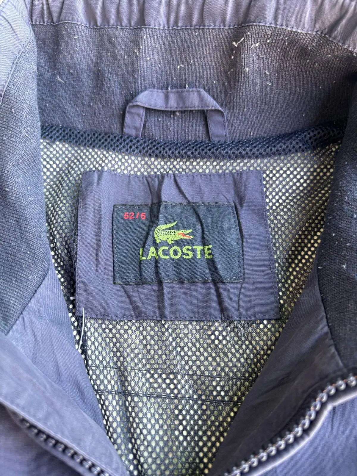 Lacoste Navy Zip-Up Jacket