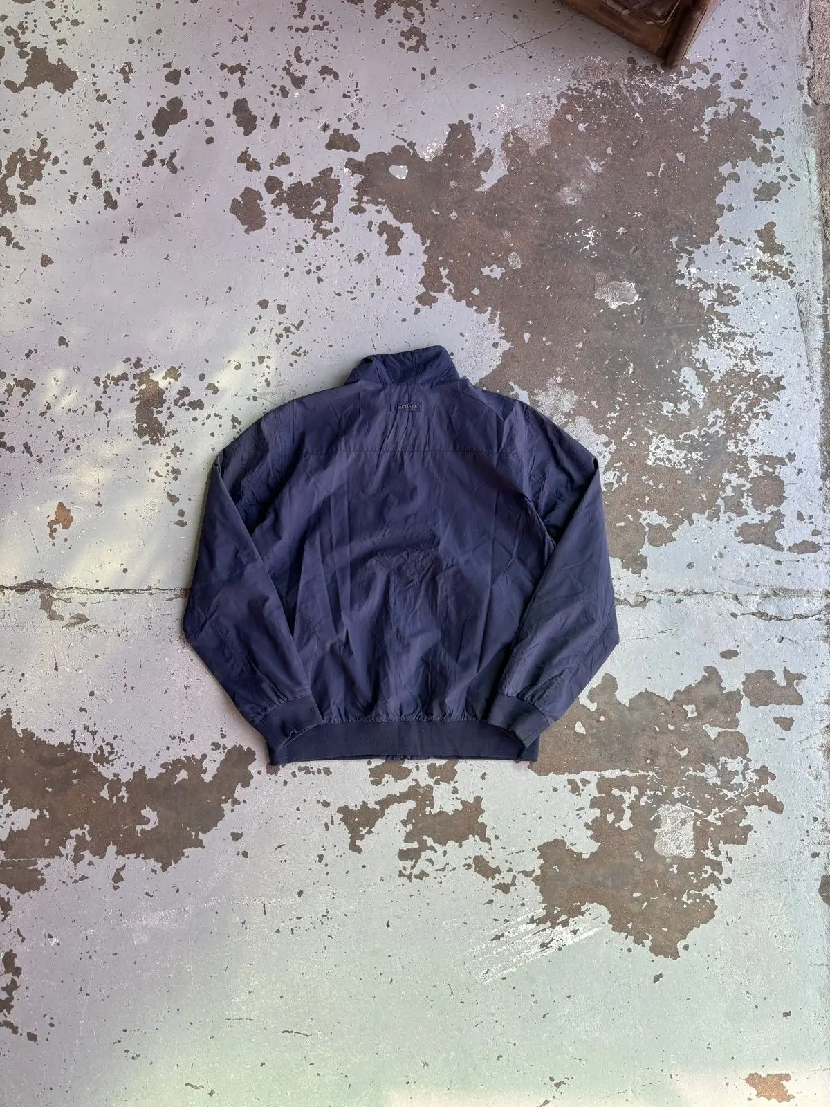 Lacoste Navy Zip-Up Jacket