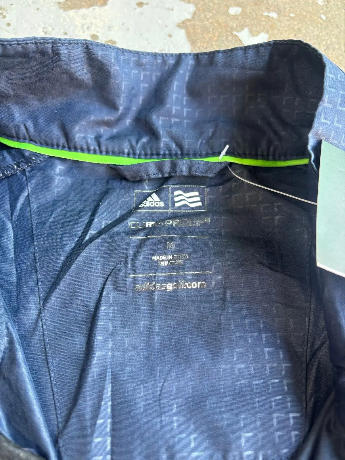 Adidas Quarter-Zip Windbreaker Navy