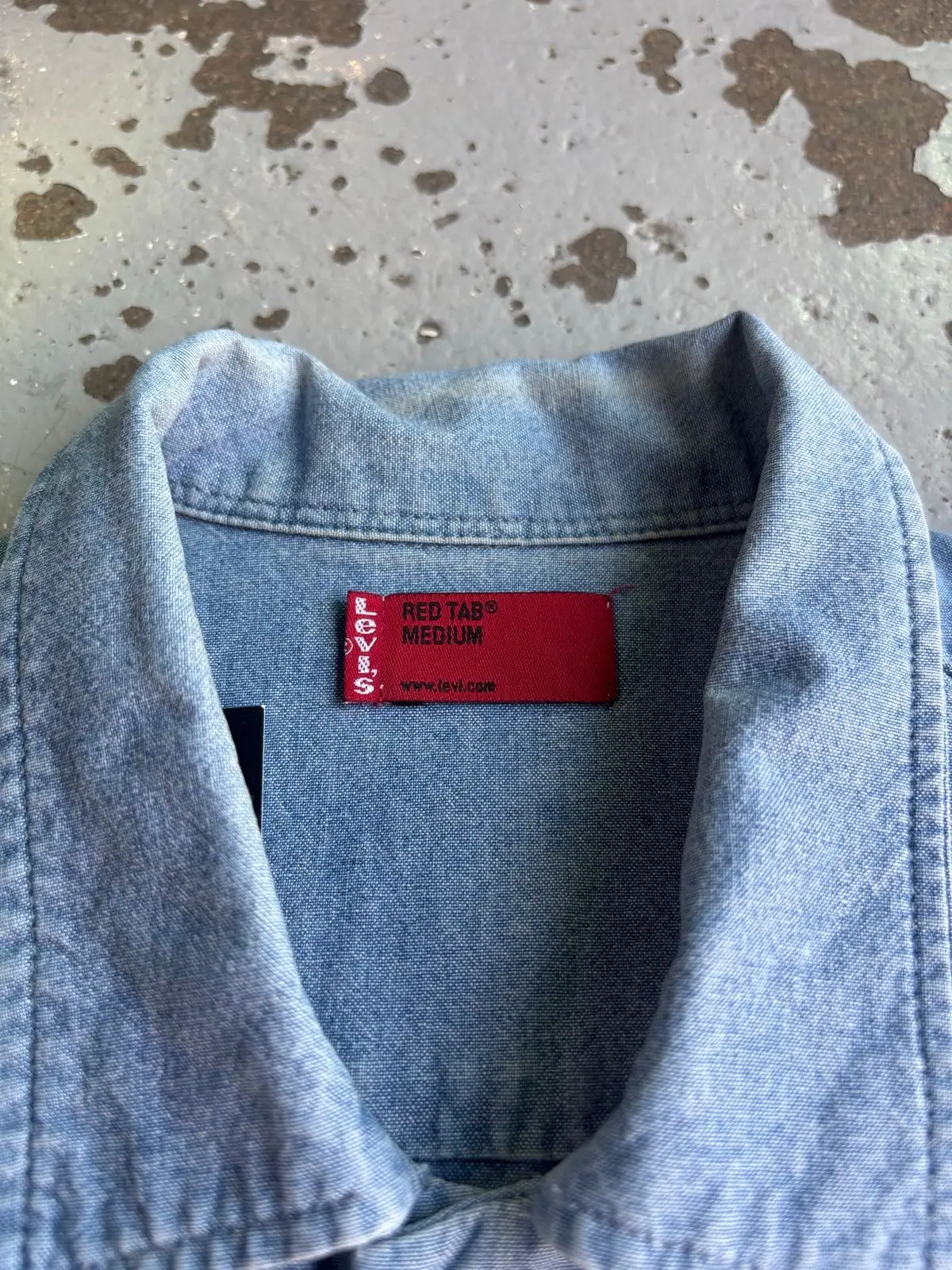 Levi's Short Sleeve Denim Shirt Light Blue