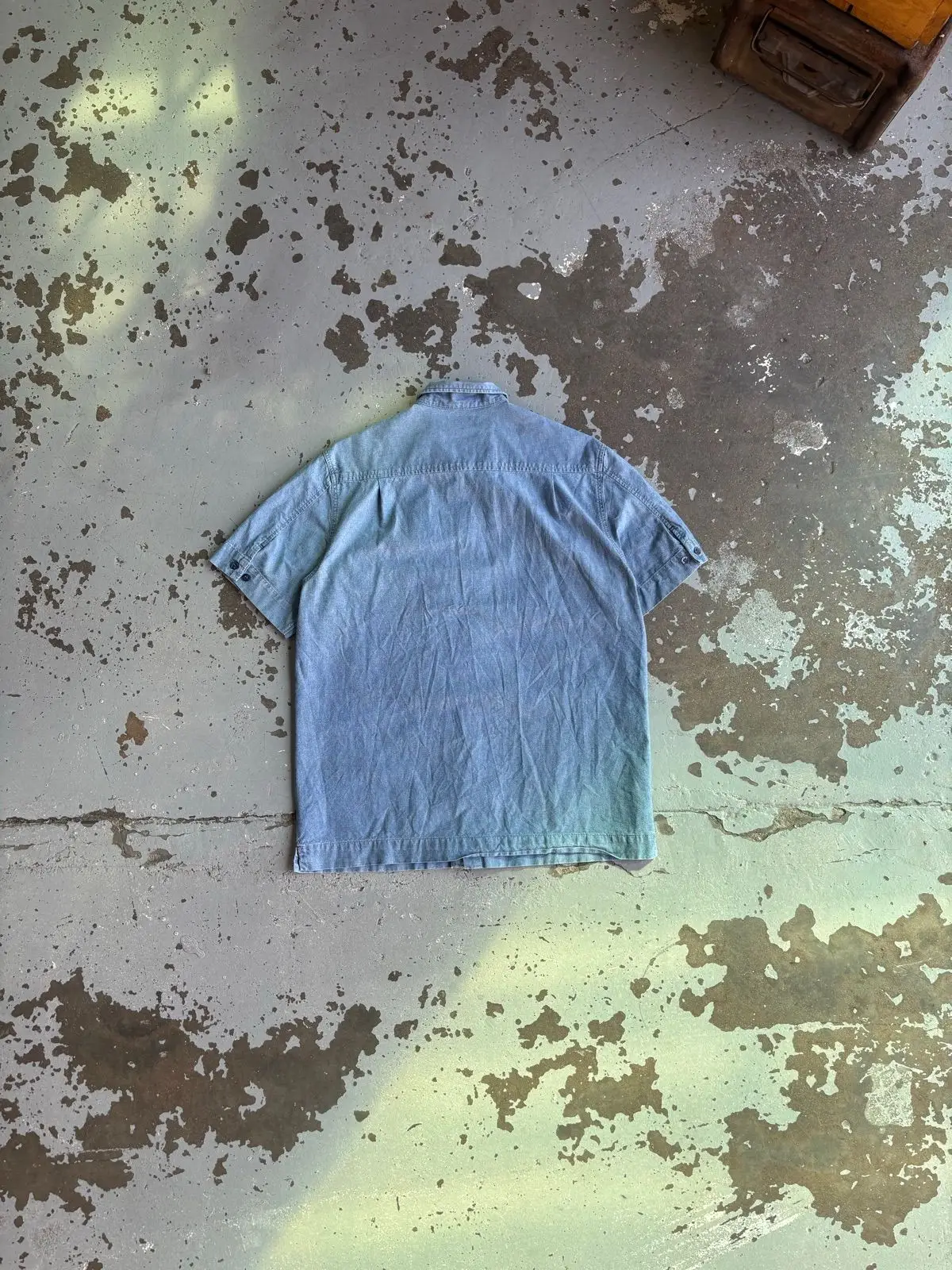 Levi's Short Sleeve Denim Shirt Light Blue