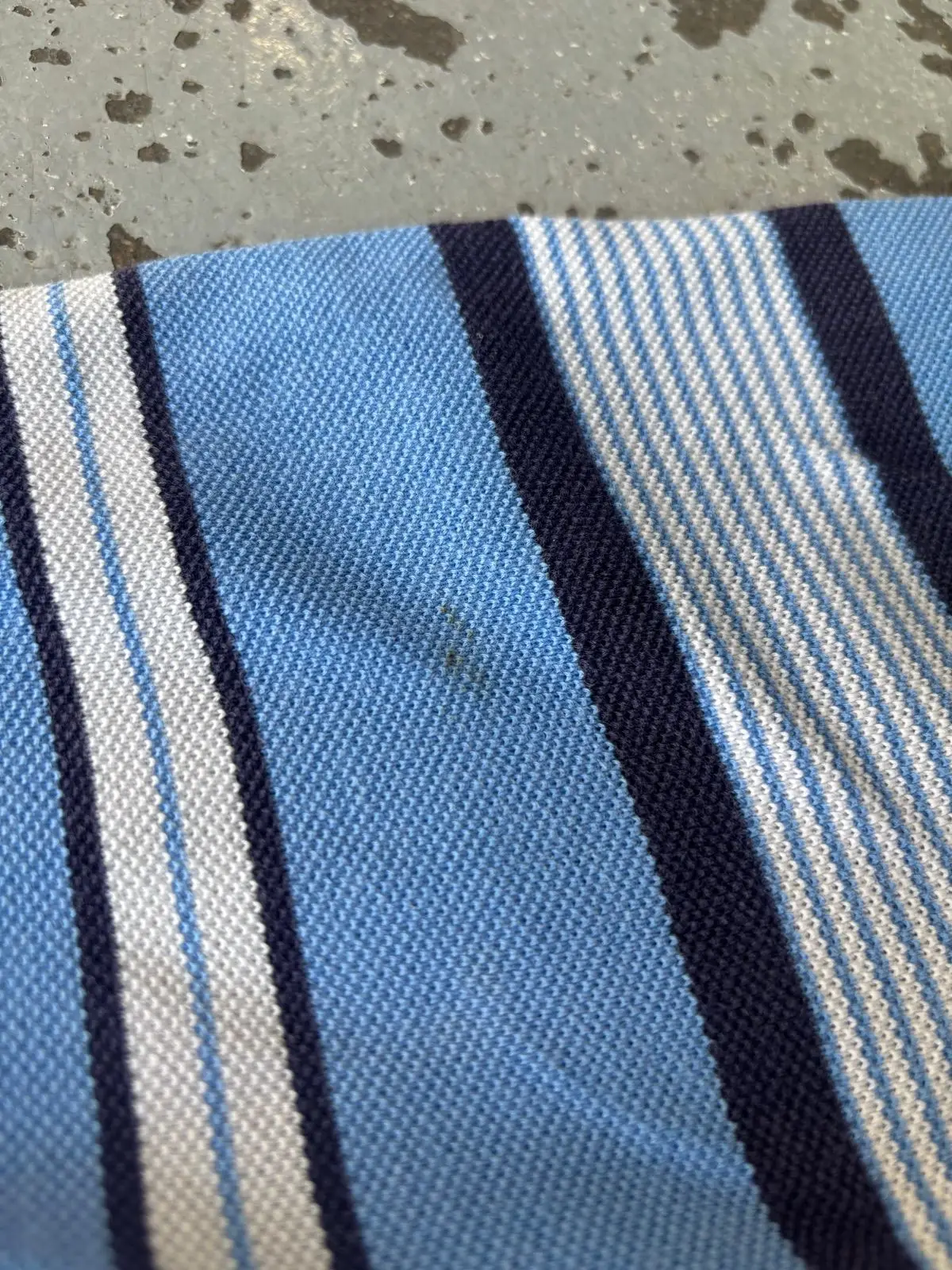 Lacoste Blue Striped Long Sleeve Polo