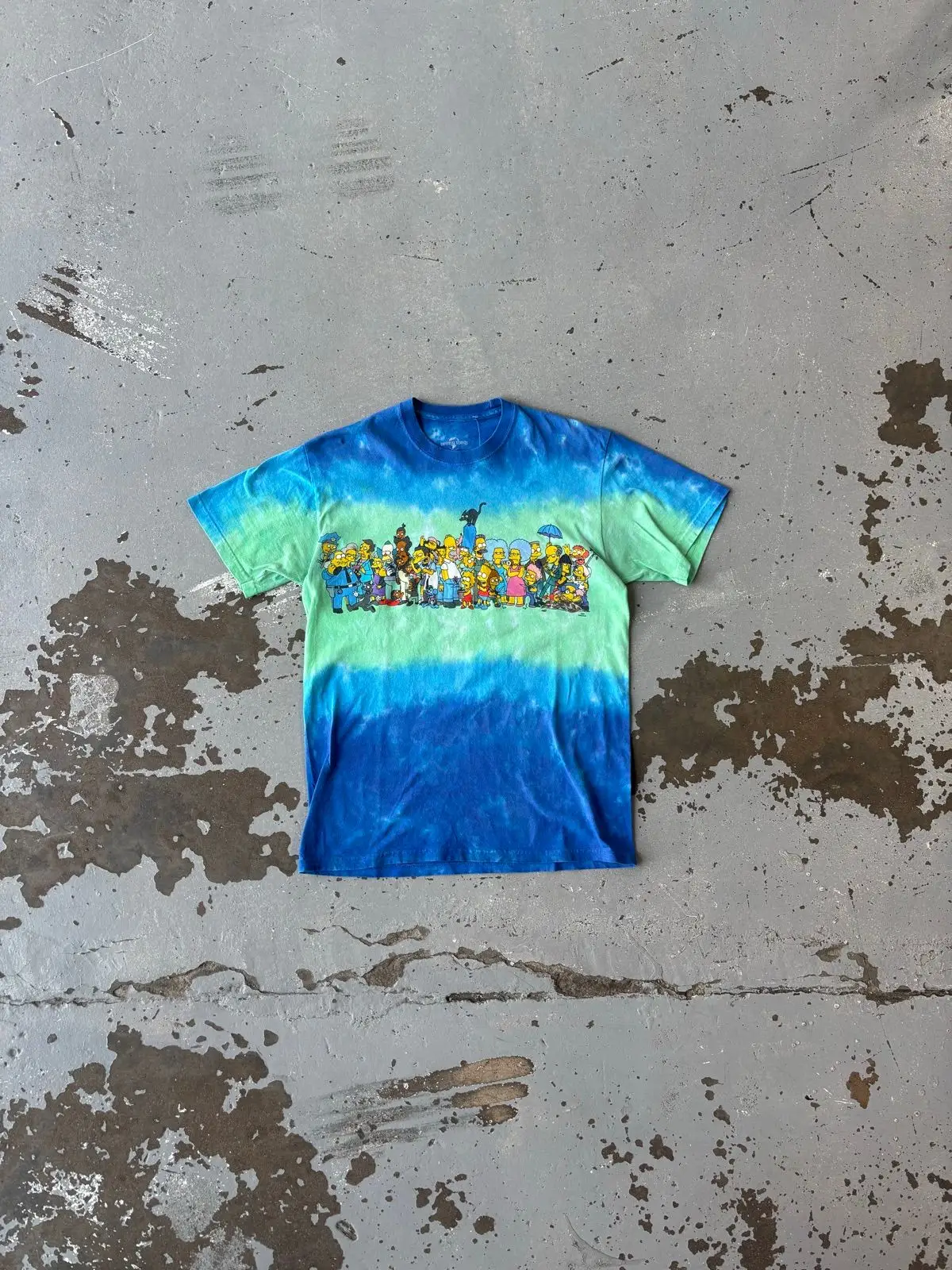 The Simpsons Tie-Dye Graphic T-Shirt
