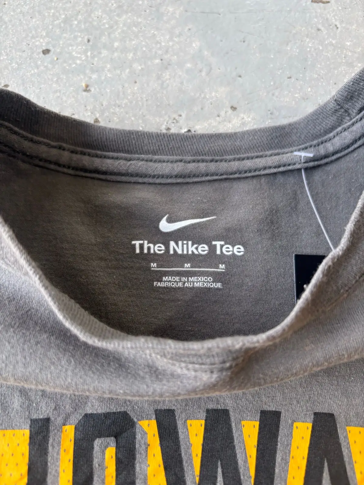 Nike Iowa Hawkeyes Grey T-Shirt