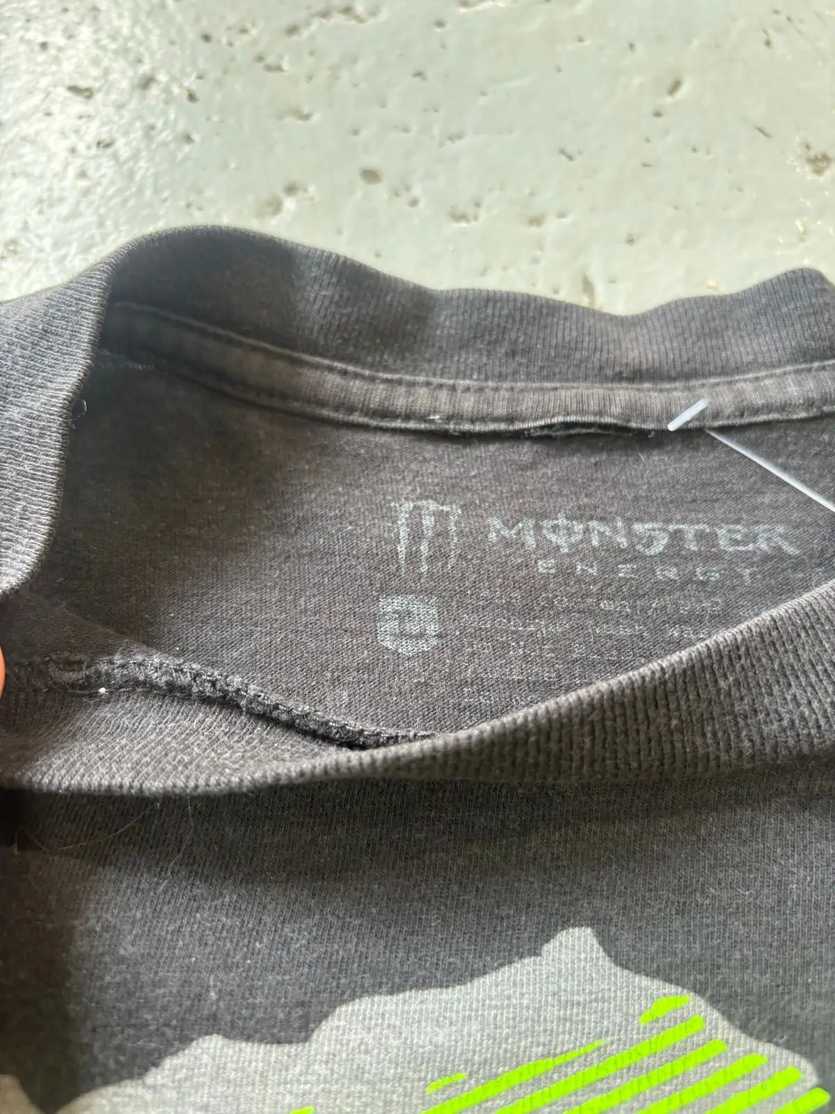 Monster Energy Black T-Shirt with Green Logo