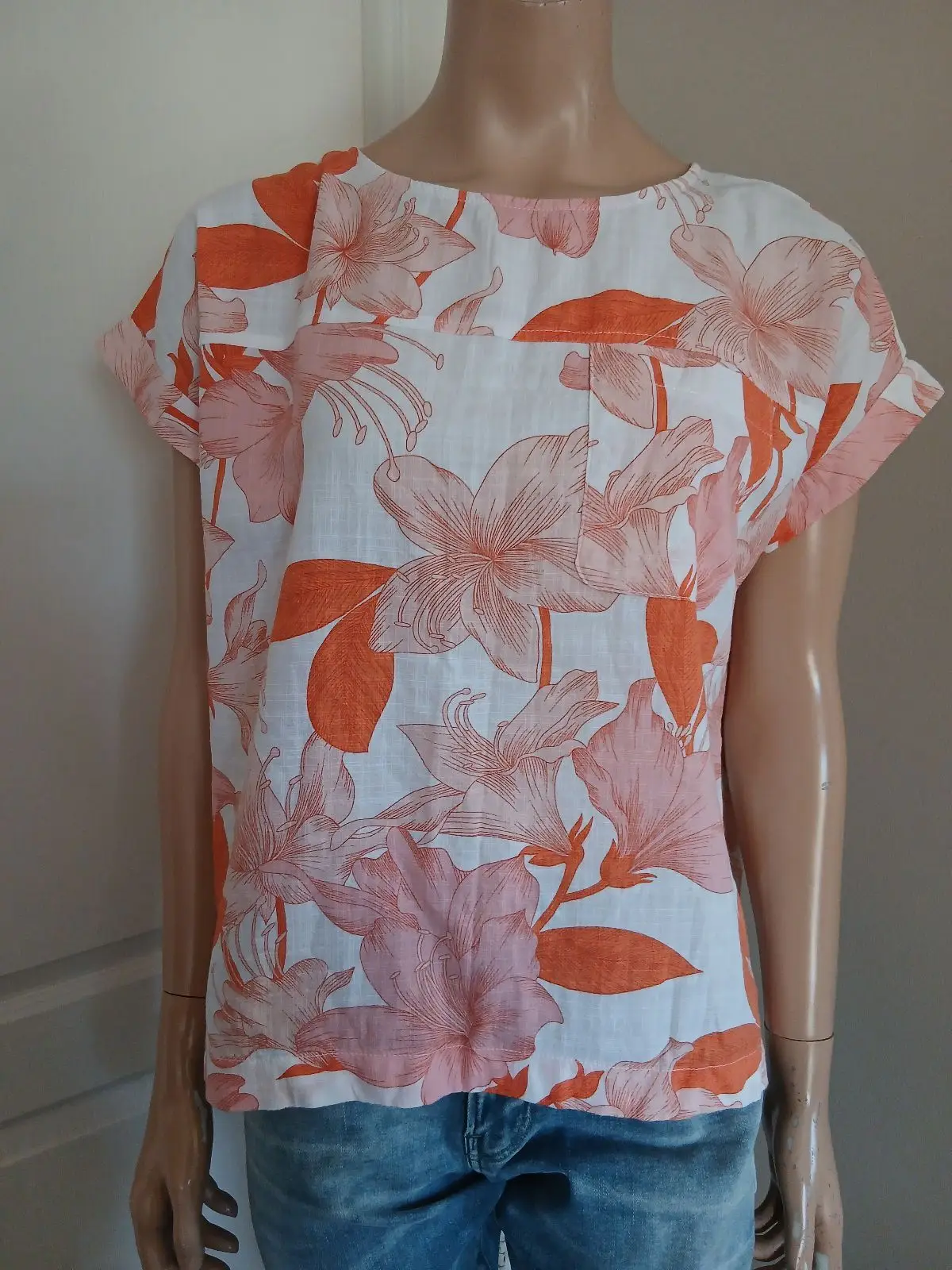 Woolworths Floral Short-Sleeve Top