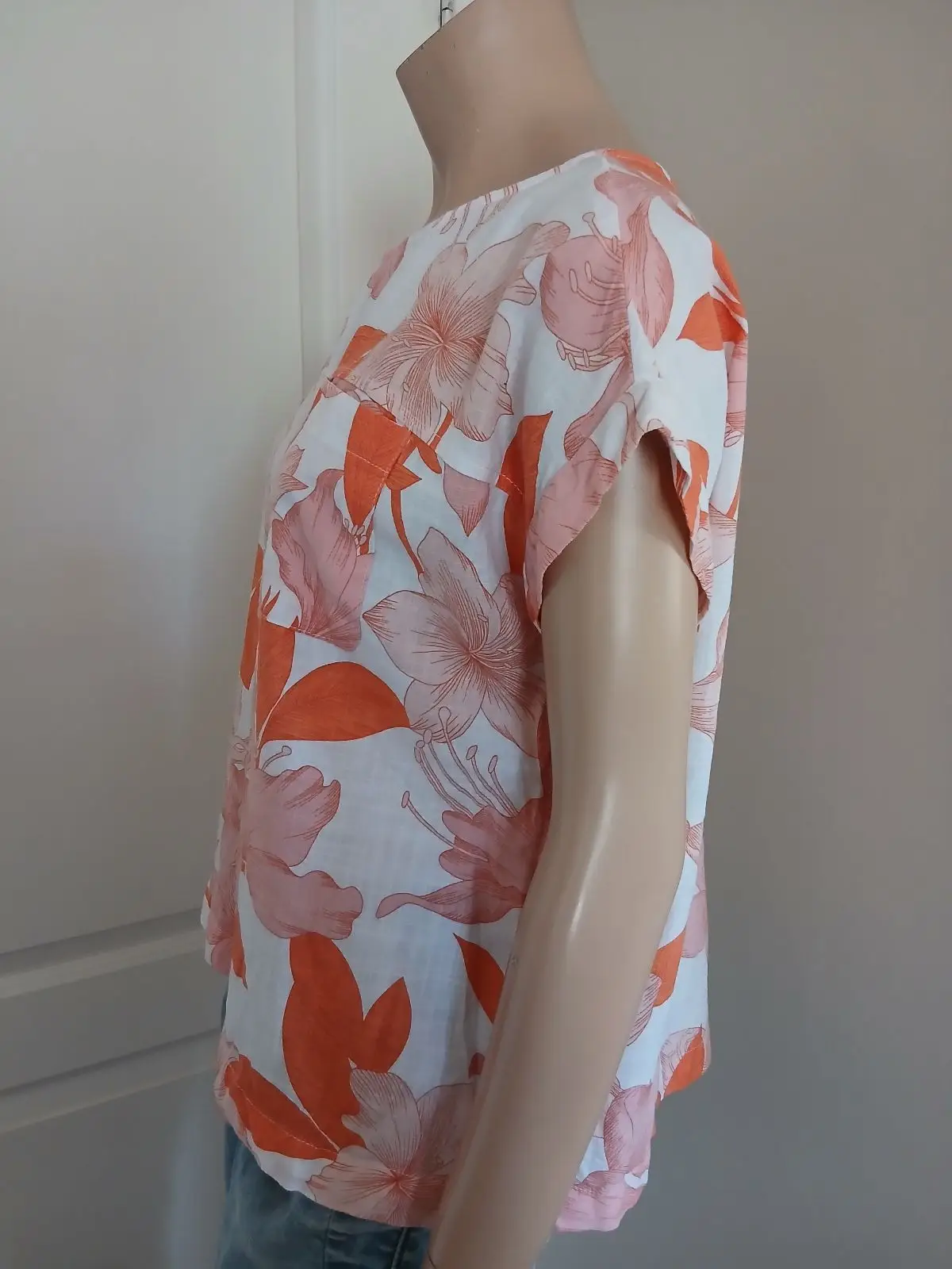 Woolworths Floral Short-Sleeve Top