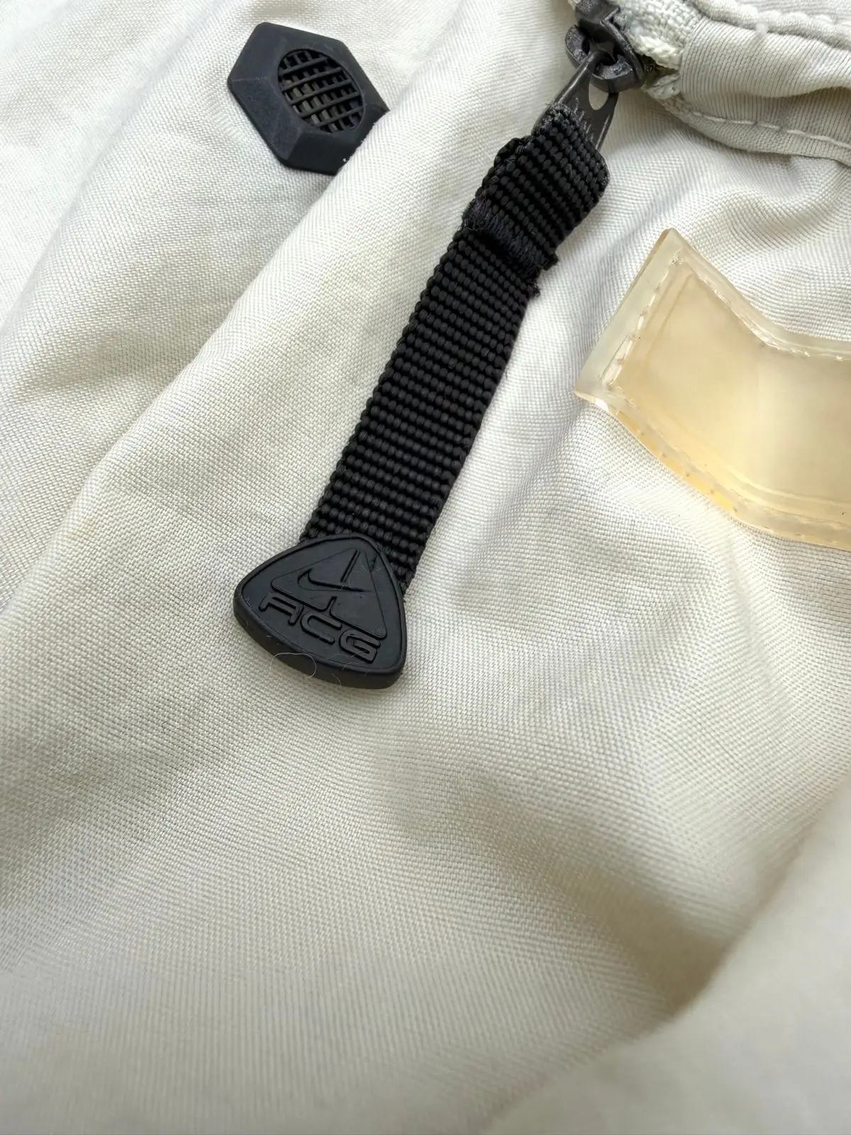 Beige Lightweight Windbreaker Jacket