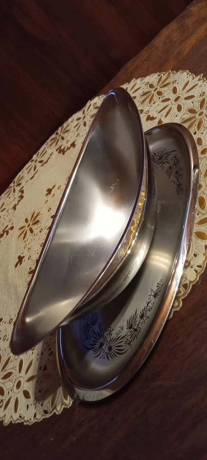 Stainless Steel Gravy Boat with Underplate