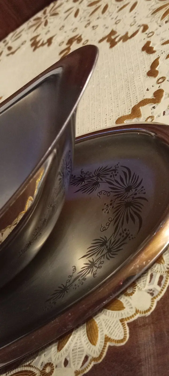 Stainless Steel Gravy Boat with Underplate
