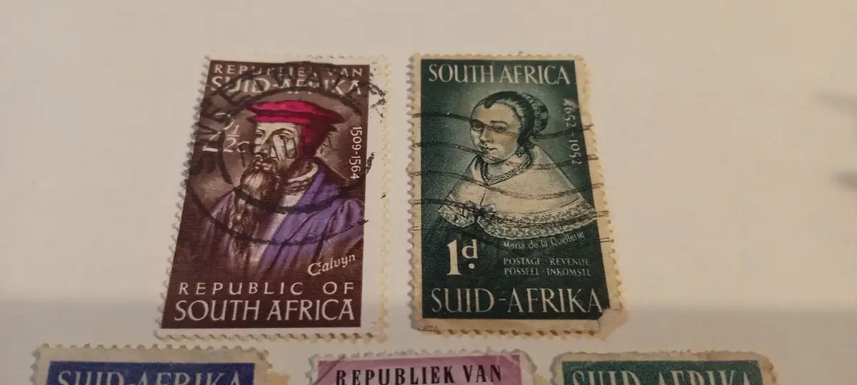 Vintage South Africa Calvin 2.5c Stamp