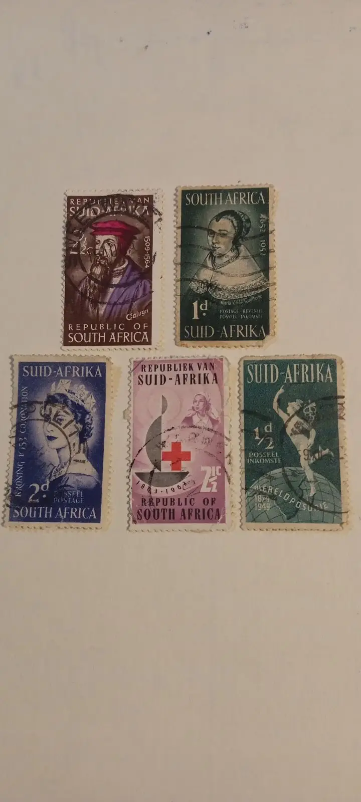 Vintage South Africa Calvin 2.5c Stamp