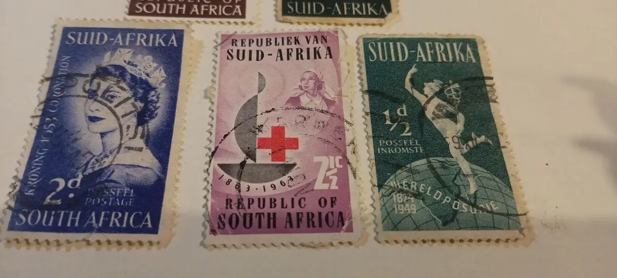 Vintage South Africa Calvin 2.5c Stamp
