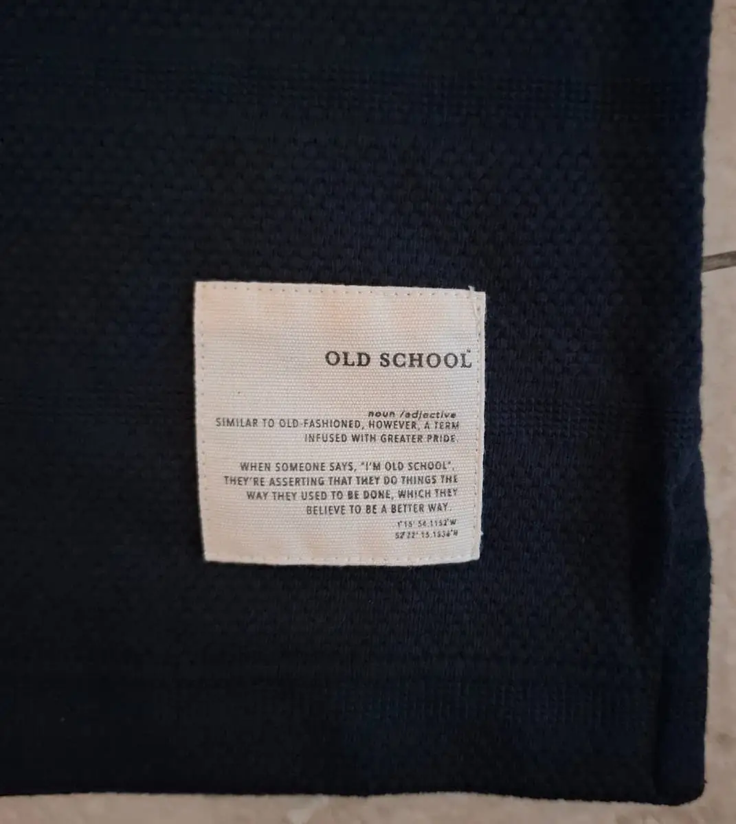 Old School Leisure Polo - Black - Size S - Brand New