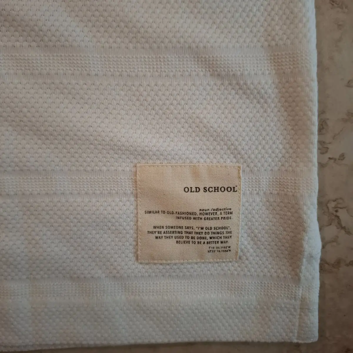 Old School Stellenbosch Polo Shirt (White) - Size L - Brand New