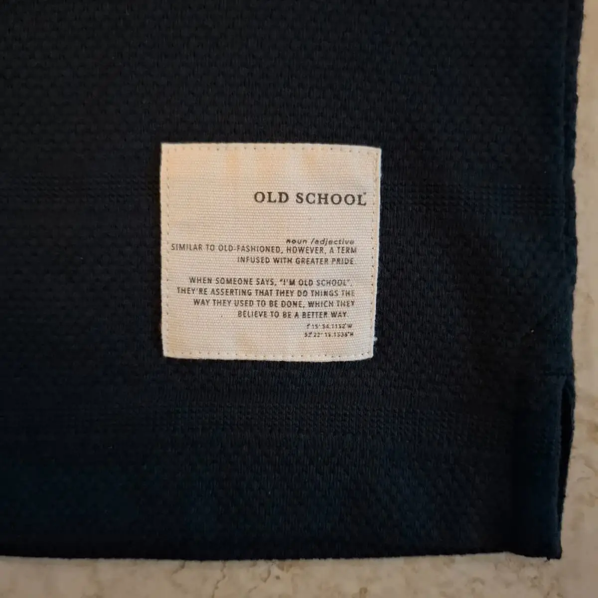 Old School Leisure Polo - Black - Size L - Brand New
