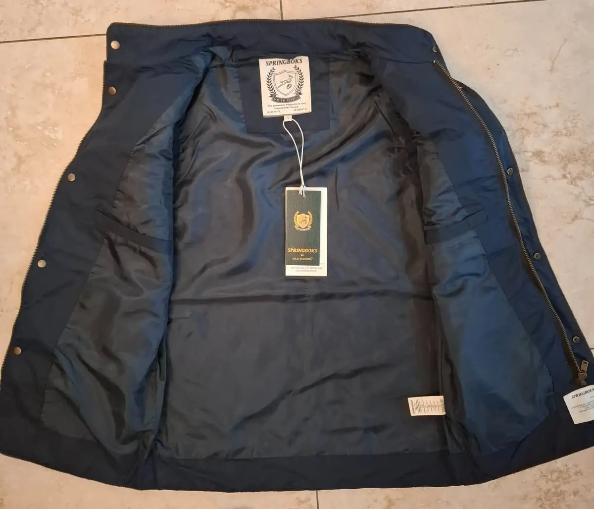 Springboks by Old School Quilted Bodywarmer / Gilet - Size M - Brand New