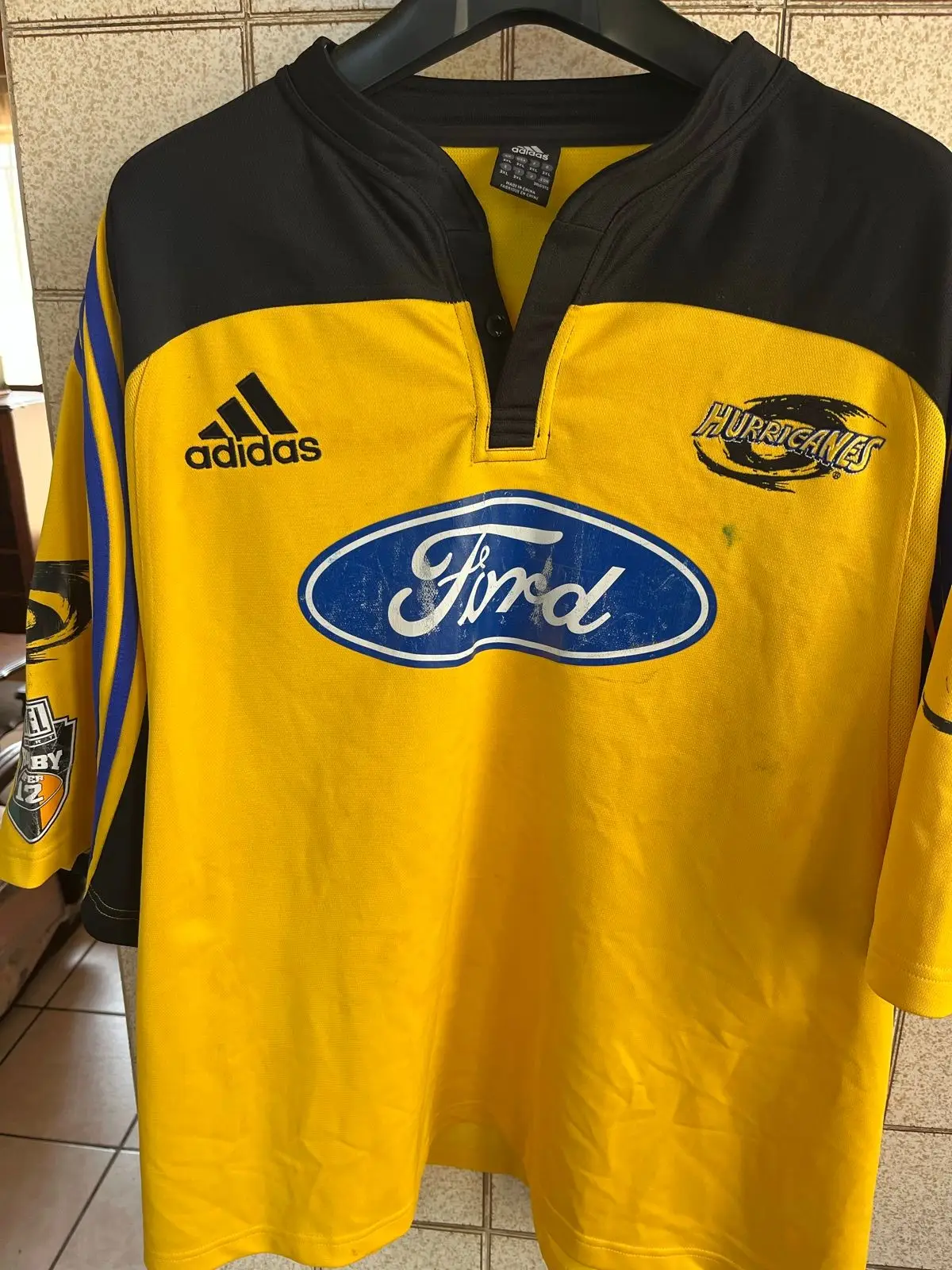 Adidas Hurricanes Super 12 Rugby Jersey