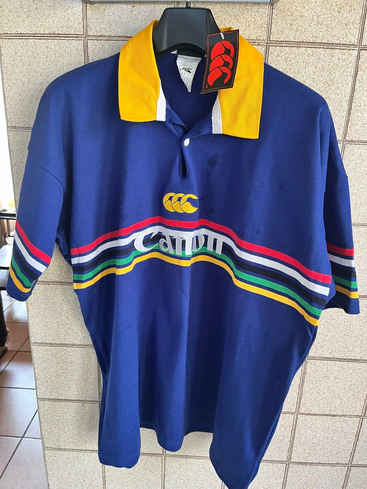 Canterbury Canon Rugby Jersey Blue