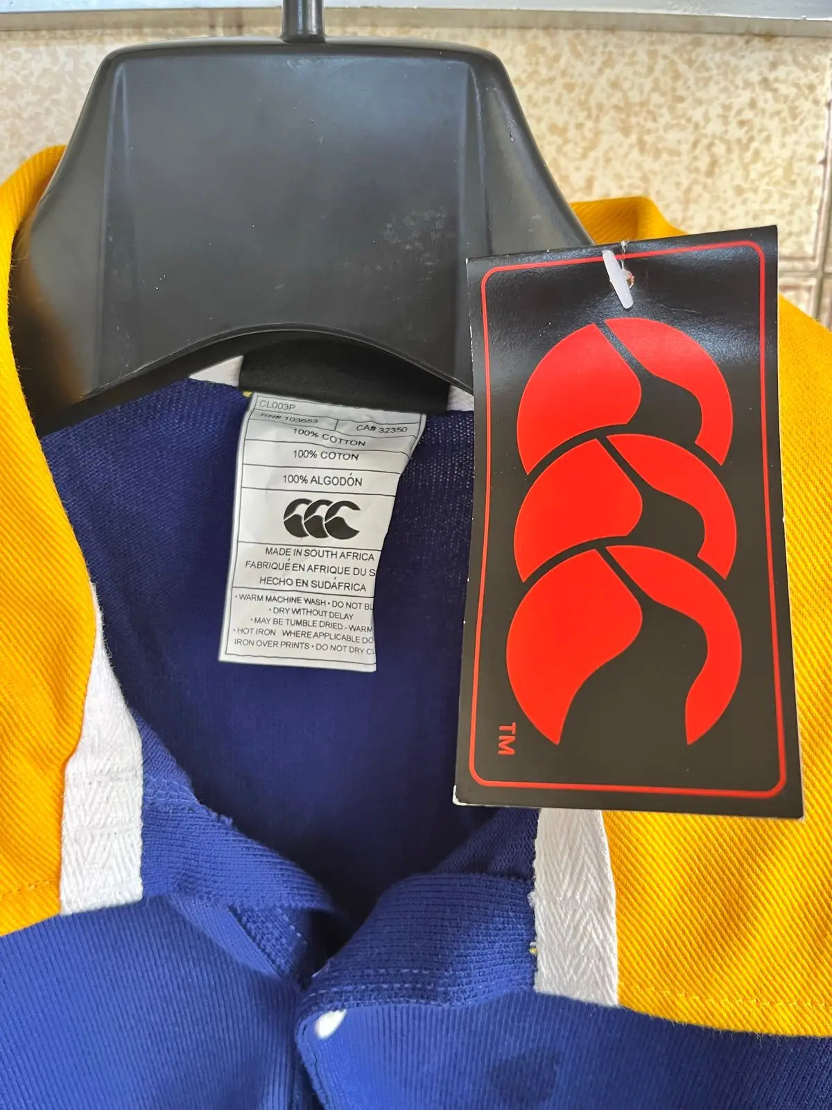 Canterbury Canon Rugby Jersey Blue
