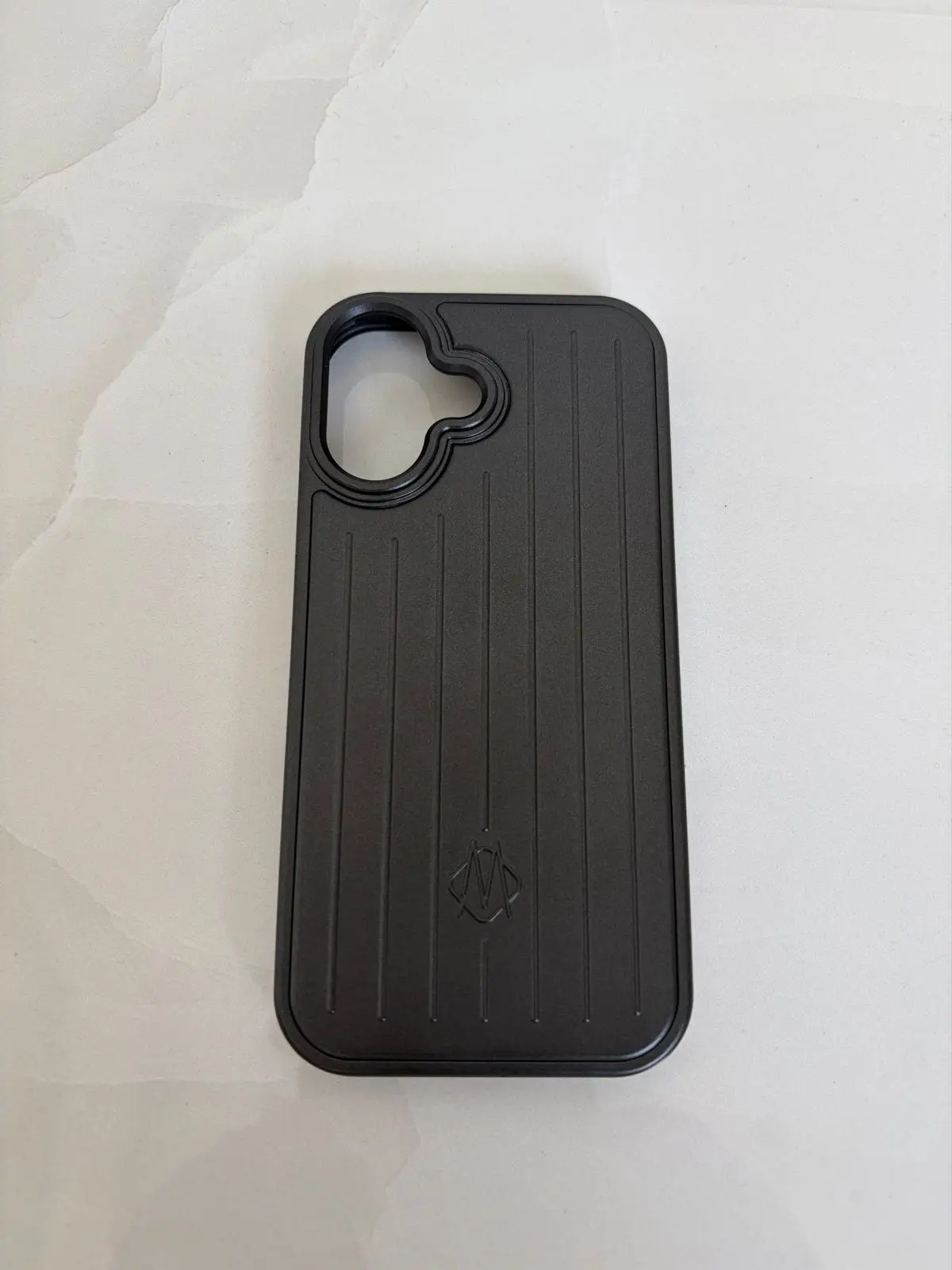 Black Ribbed Protective Phone Case